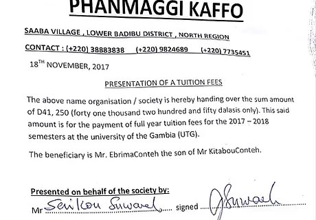 Scholarship image from Phanmaggi